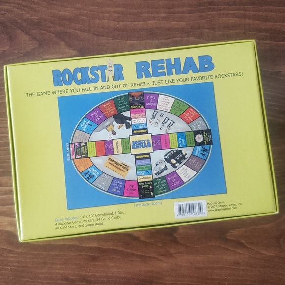 Rockstar Rehab Drinking Game - Picture 2 of 4